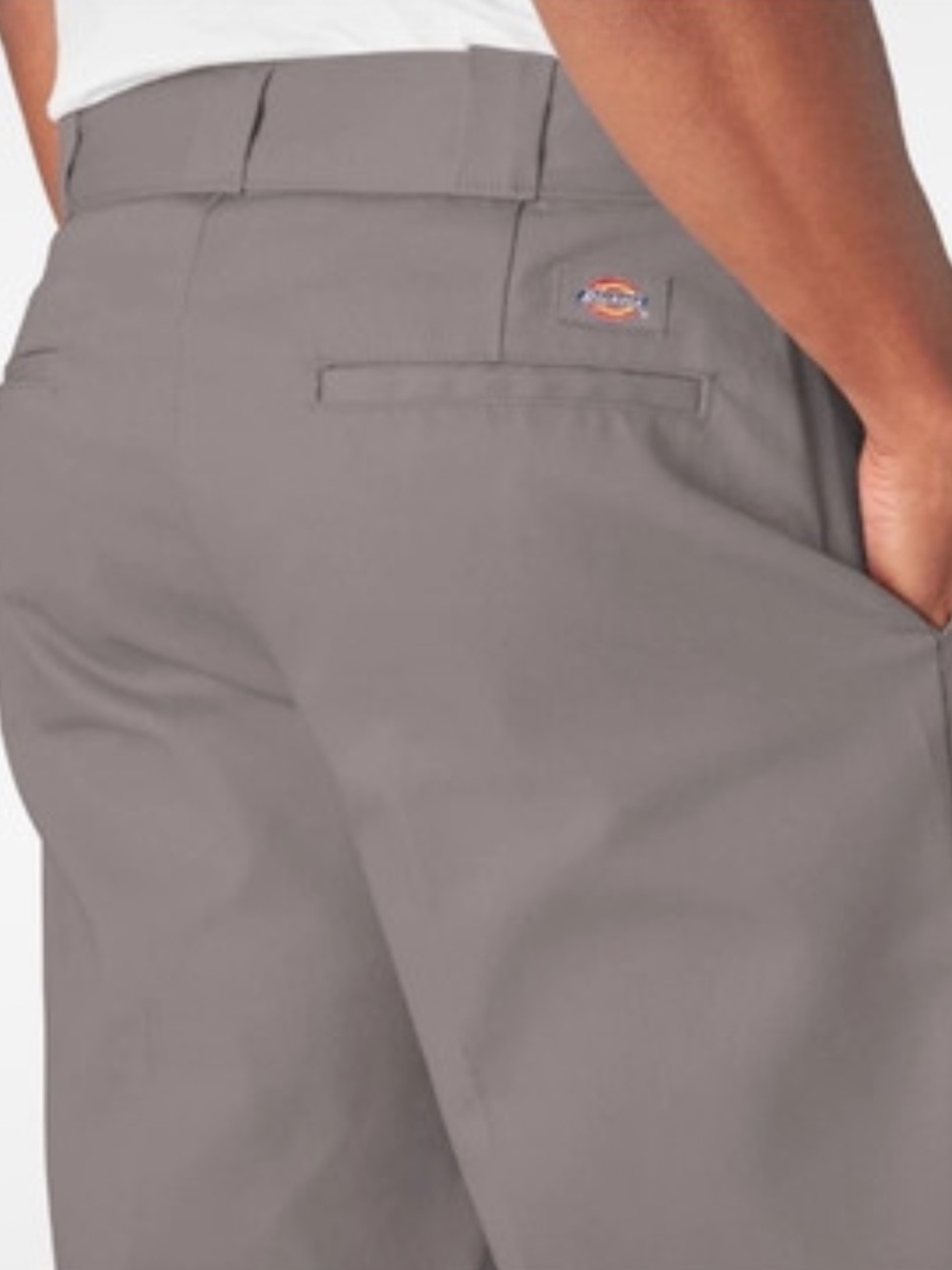 Dickies Mens 42x30 Light grey Original Fit Chinos Workwear pants